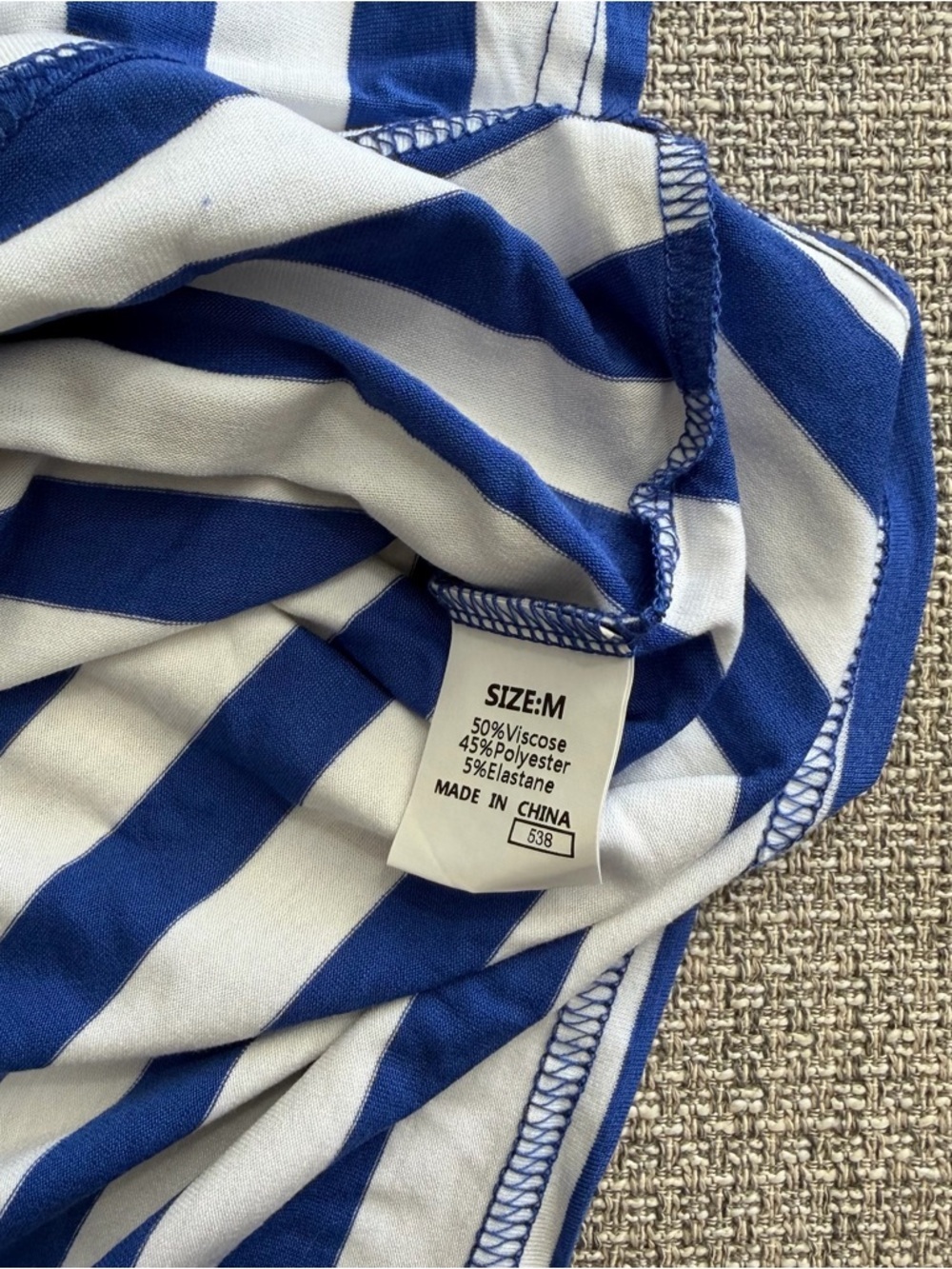 NWT Colorful Striped Top - Picture 5 of 6